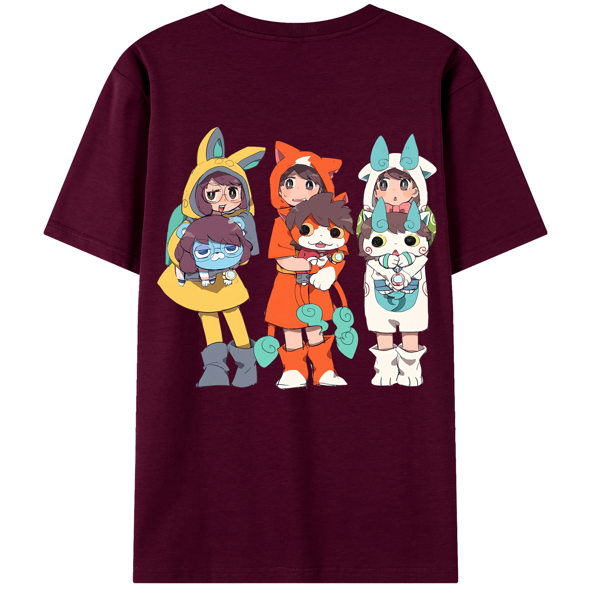 （画像用） 妖怪ウォッチ Yo-kai Watch レディース半袖Tシャツ(バックプリント)